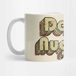 Denver Nuggets // Vintage Rainbow Typography Style // 70s Mug